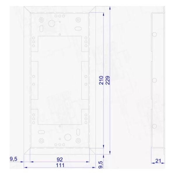 RAMKA PODTYNKOWA CDN-R2-M ACO