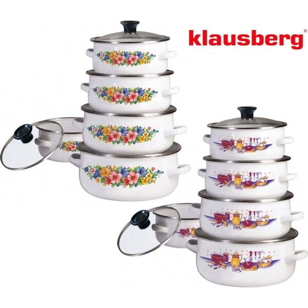 Klausberg ZESTAW GARNKÓW EMALIOWANYCH 10 ELE. KLAUSBERG KB-7169
