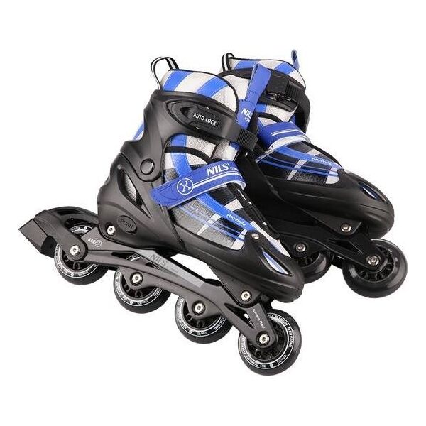 Rolki Triton NH18366A 2w1 GRANATOWE ROZM.S(31-34) ŁYŻWOROLKI Z WYM. PŁ. HOKEJOWĄ NILS EXTREME