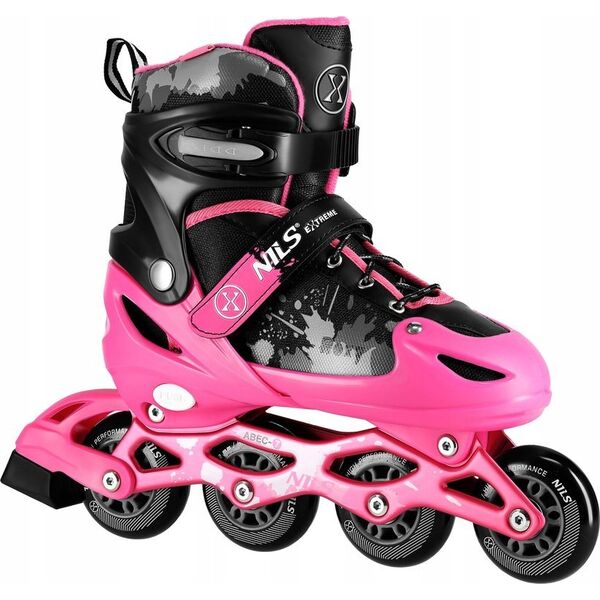 Rolki Nils Extreme NA18137A ŁYŻWOROLKI ROXY RÓŻOWE ROZM.M (35-38) NILS EXTREME