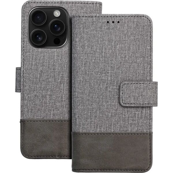 Kabura GOMMA Book do XIAOMI Redmi NOTE 14 4G (GLOBAL - 163.25mm x 76.55mm x 8.16mm) szary