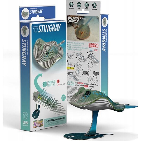 Fat Brain Toys Kotek Tuxedo Eugy. Eko Układanka 3D