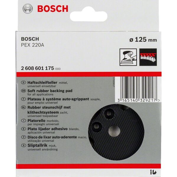 Bosch PEX 220A - Stützteller - 125 mm - rund - für GTR 55-225 Professional (2608601175)