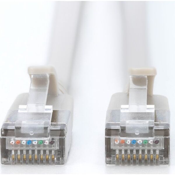 Digitus CAT 6A klasa Ea, F/FTP, skrętka patch, Cu, LSZH, AWG 32/7, długość: 5 m, szary