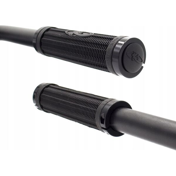 Λαβές τιμονιού Lizard Skins LIZARDSKINS CHARGER LOCK-ON μαύροι σφιγκτήρες 130mm μαύρο - LZS-LOCDS100