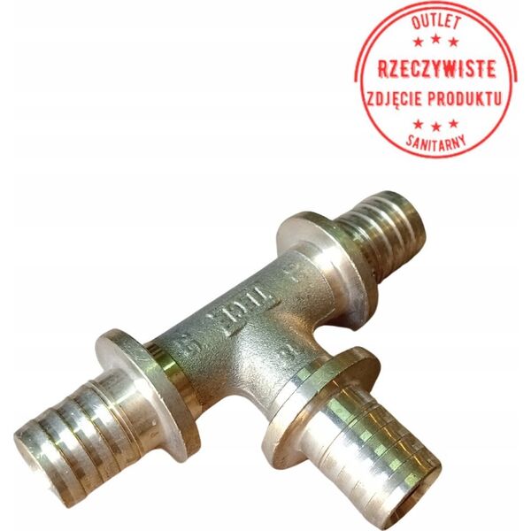 Tece Τρίοδης 25x25x25 ορείχαλκος - 710025