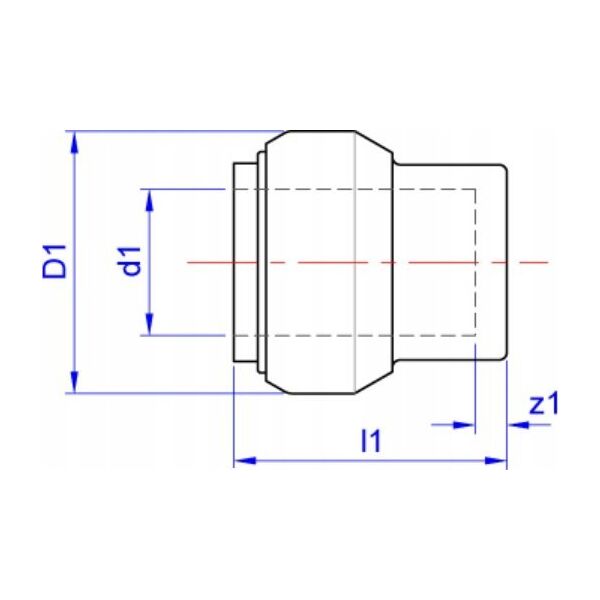 Tece Μειωτικό ταφ 25x20x25mm ορείχαλκος - 710515
