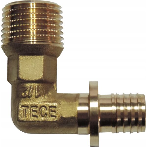 Tece Γωνιακός σύνδεσμος GZ 16x1/2" ορείχαλκος - 707516