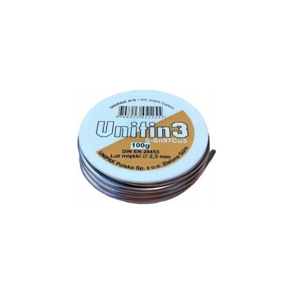 Unipak Μαλακή συγκόλληση S-Sn97Cu3 2,5mm 100g - 4514230