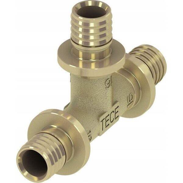 Tece Τρίοδης ορειχάλκινη σύνδεση 16 x 16 x 16mm (710016)