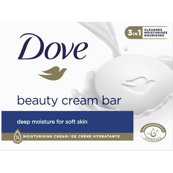 Unilever Dove Głęboko Nawilżające Mydło w kostce 3in1 - Beauty Cream 90g