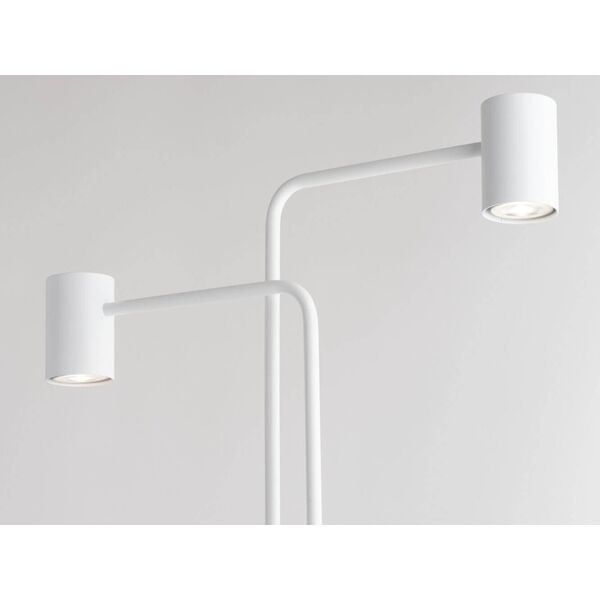 Lampa podłogowa Sigma Metalowa lampa podłogowa Luis do jadalni stojąca biała