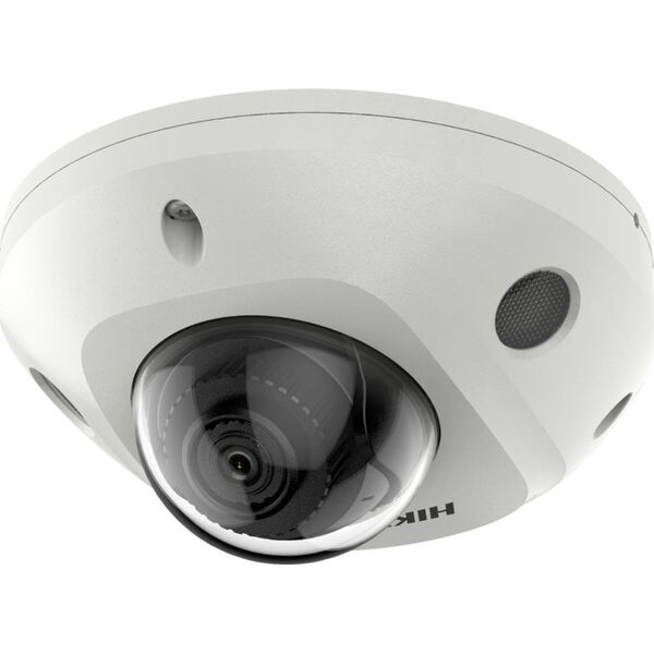 Hikvision mini dome DS-2CD2546G2-I F4 (balta, 4 MP, 30 m. IR, AcuSense)