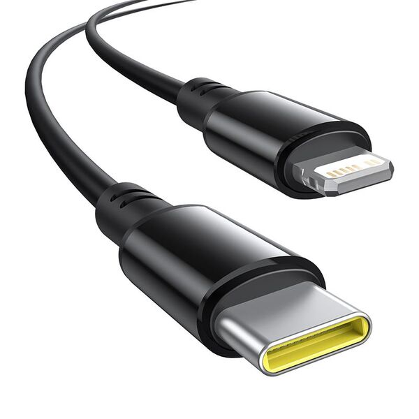 Ładowarka samochodowa Baseus 60W 2xUSB-C + wbudowany kabel USB-C, Lightning (Czarna)