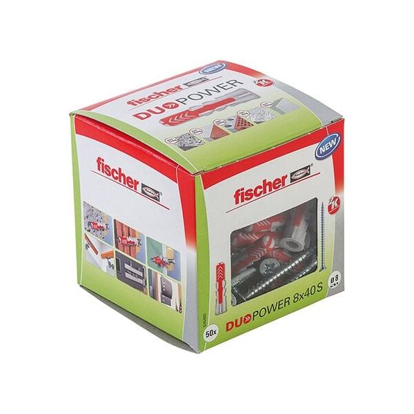 Fischer Kołek uniwersalny z wkrętem krzyżowym 8 x 40mm 50szt. (535460)