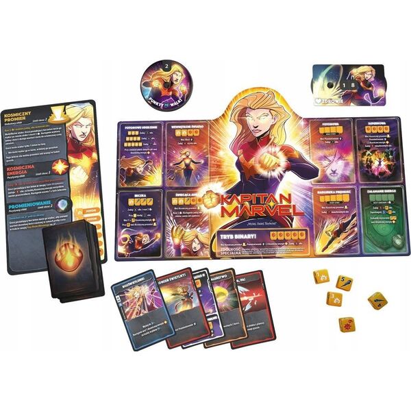 Lucky Duck Games Gra Dice Throne Marvel: Box 2 (Czarna Pantera, Kapitan Marvel, Doktor Strange, Czarna Wdowa)