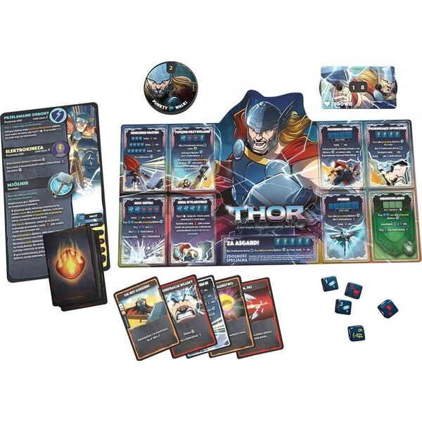Lucky Duck Games Gra Dice Throne Marvel: Box 1 (Scarlet Witch, Thor, Loki, Spider-Man)