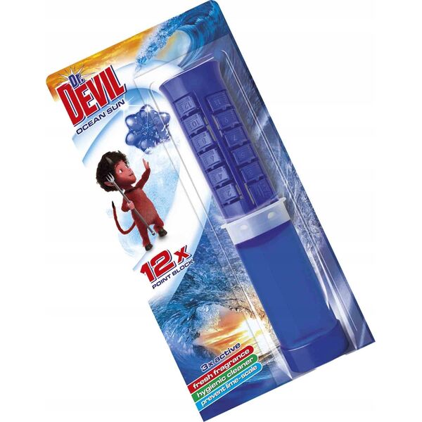General Fresh Devil Żel do WC punktowy, ocean, 75 ml