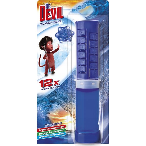 General Fresh Devil Żel do WC punktowy, ocean, 75 ml