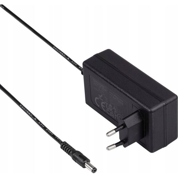 Zasilacz wtyczkowy do oświetlenia i taśm LED 24V / 2A 48W DC 5.5x2.1mm Akyga AK-TB-35 Uniwersalny zasilacz sieciowy impulsowy z kablem 1m