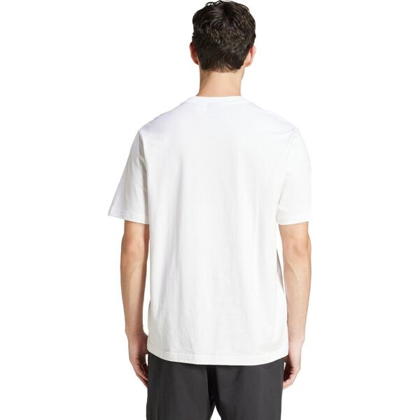 Koszulka męska adidas Essentials Linear Single biała JE9000 L