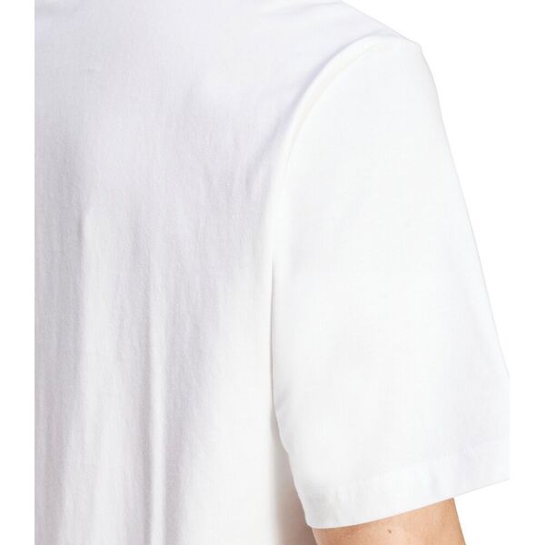 Koszulka męska adidas Essentials Linear Single biała JE9000 L