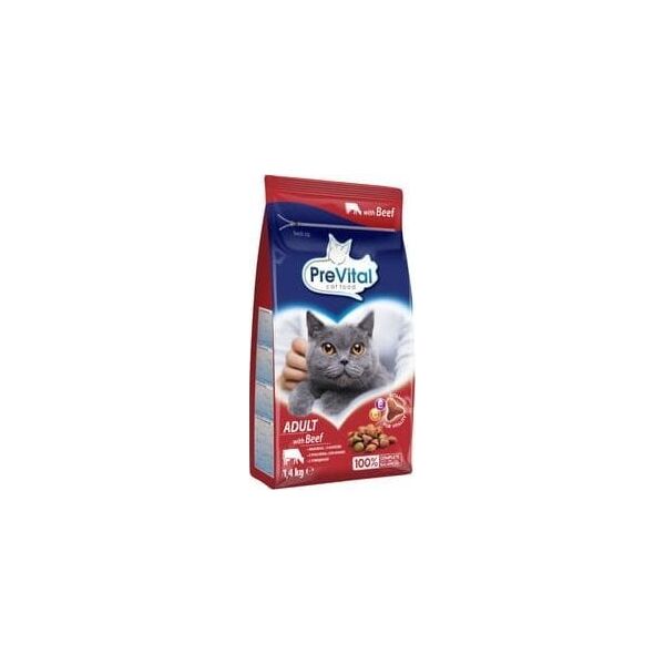 PreVital PreVital sucha karma dla kota wołowina 1,4kg