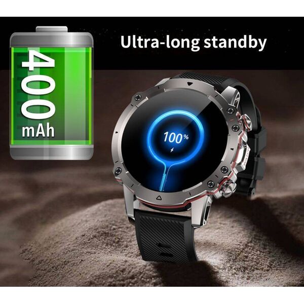 Smartwatch Rubicon RNCF18 Czarny