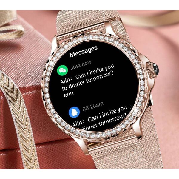 Smartwatch Rubicon RNCF19 Srebrny