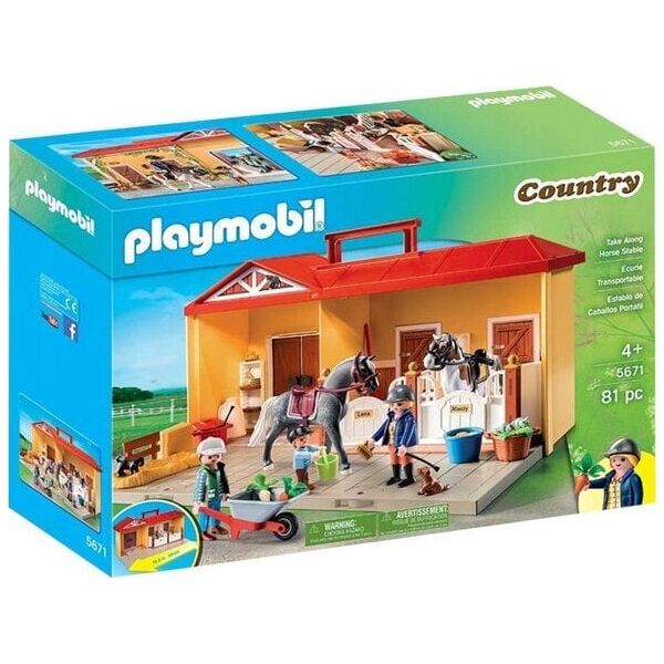 Figurka Playmobil Playmobil nowa przenośna stajnia 71393
