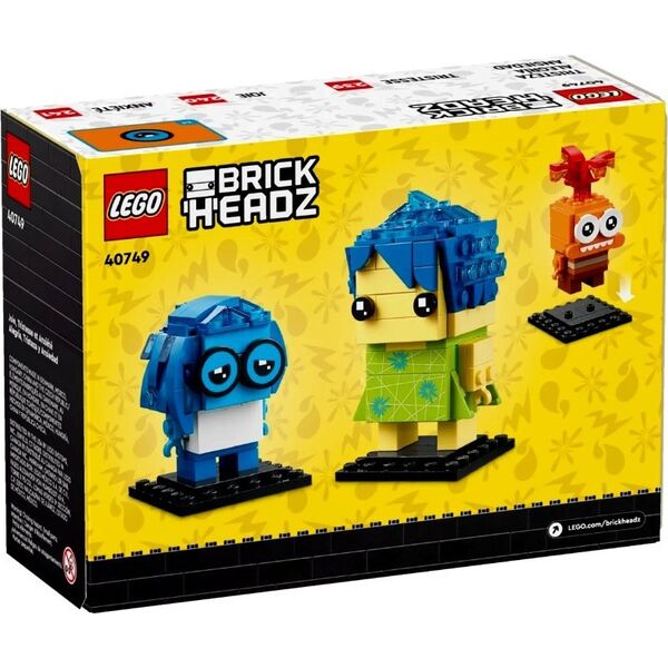LEGO BrickHeadz Radość, Smutek i Spina (40749)