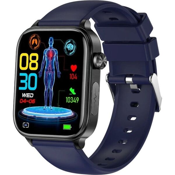 Smartwatch Rubicon Zegarek SMARTWATCH Rubicon RNCF33 BLACK/BLUE