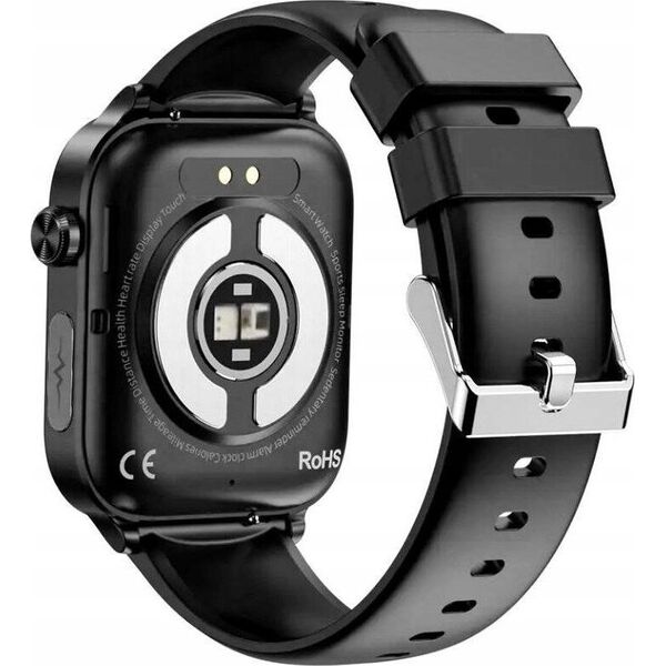 Smartwatch Rubicon SmartWatch Rubicon RNCF33 czarny czerwony rozmowy glukoza termometr .