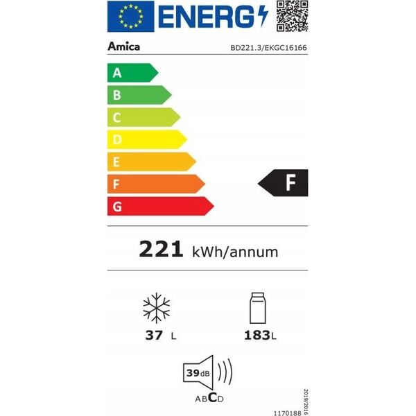 amica Chłodziarka BC2835.4DCV(E)