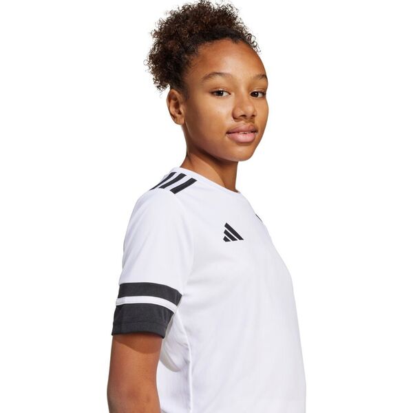 Koszulka dla dzieci adidas Squadra 25 biała JJ0057 140cm