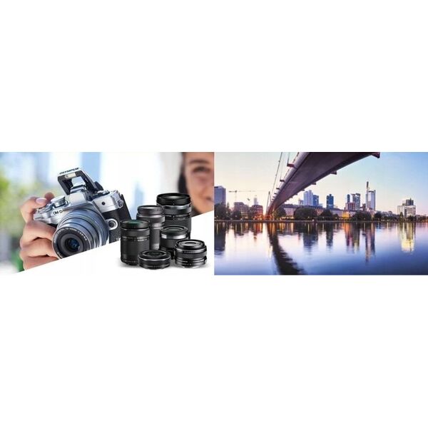 olympus Aparat OM-D E-M10 Mark IV + 14-150mm silver