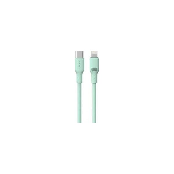 Kabel Havit Typ C-Lightning CB6281 1.0m (zielony)