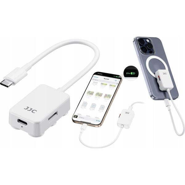Czytnik Kart Pamięci Micro SD MicroSD 2x Port USB-C USB TYPE-C do Telefonu / PDB-UC