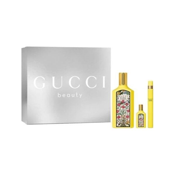 SET GUCCI Flora Gorgeous Orchid EDP spray 100ml + EDP spray 10 + EDP splash 5ml