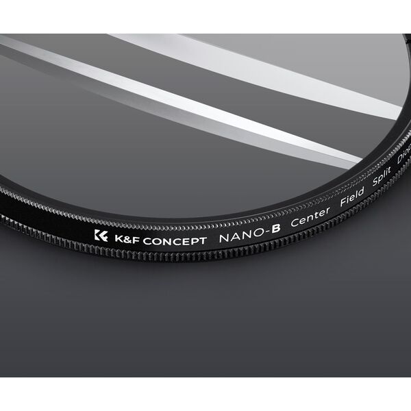 Filtr Ostry Pas Środek Center Field Split Diopter K&F NANO-B na 67 mm 67mm / KF01.2669V1