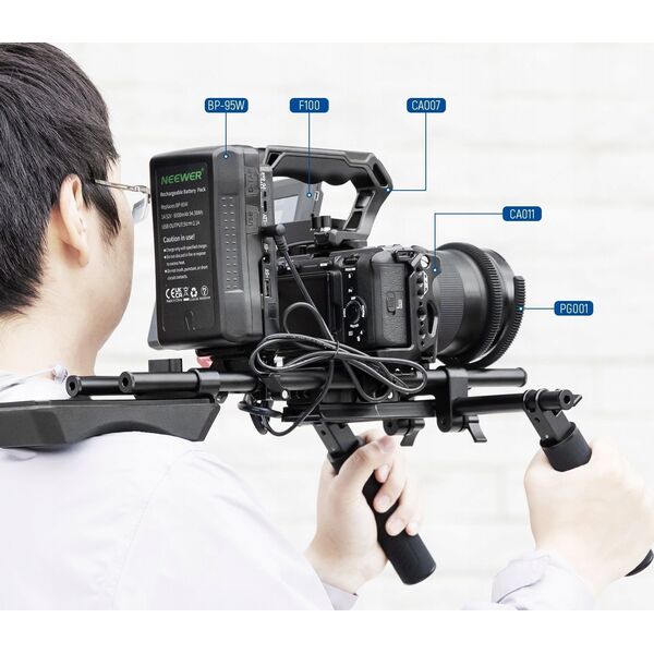 Statyw Naramienny Stabilizator Grip na Ramię do Kamer Aparatów DSLR NEEWER SR004