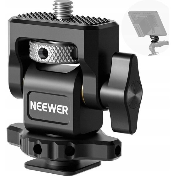 Profesjonalna Głowica 4,2kg 3D 360 na Monitor Gwint 1/4" Stopka ISO NEEWER MA002