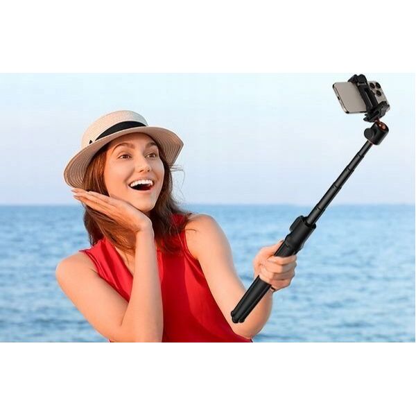 Giętki Statyw Elastyczny Głowica Kijek Selfie Aparat Kamera Telefon + Pilot / KF09.152