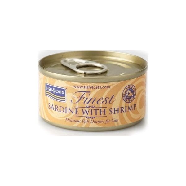 Fish4Cats Finest Sardynka z Krewetkami 70g
