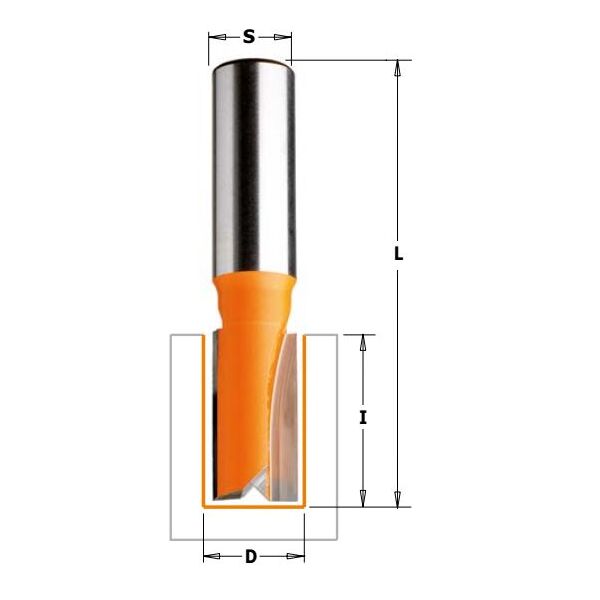 CMT Frez prosty HM krotki 24 x 50mm chwyt 8mm (911.240.11)