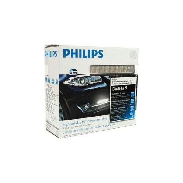 Philips LAMPY DO JAZDY DZIENNEJ PHILIPS 12831 WLEDX1 12V 6W LED DAYLIGHT 9 /KPL-2SZT/ DRL /ŚWIATŁA DZIENNE/