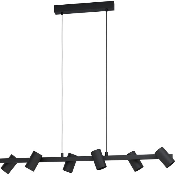 Lampa wisząca Eglo Gatuela 1 99464 lampa wisząca zwis 6x25W E14 czarna