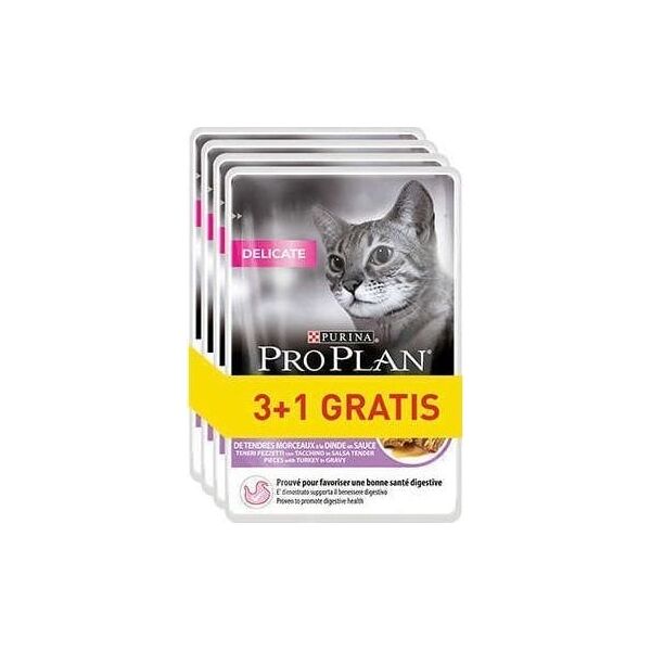 PURINA NESTLE Purina Pro Plan Delicate Indyk 85g 3+1