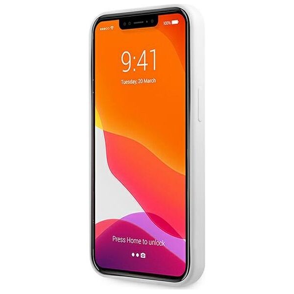 Guess Guess GUHCP13LLS4GGWH iPhone 13 Pro / 13 6,1" biały/white hard case Silicone 4G Logo