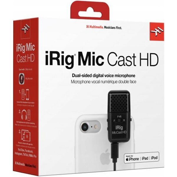 Mikrofon IK Multimedia IK iRig Mic Cast HD - Mikrofon poj. iOS/ Android